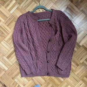 Vintage Purple Blend Cardigan